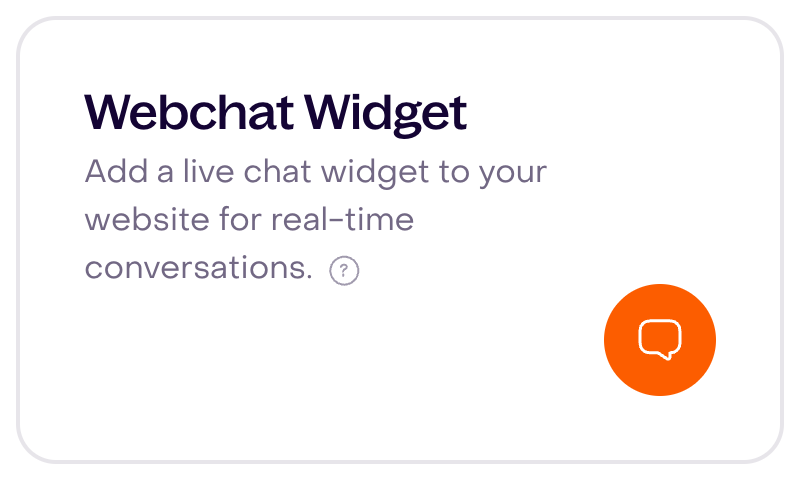 Webchat Widget