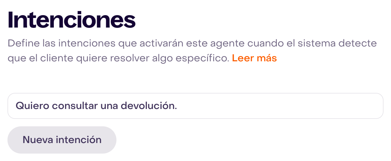 Frase de intención sin agregar